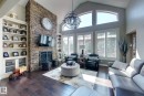 6663 15 Ave, Edson, AB  - Indoor Photo Showing Living Room With Fireplace 
