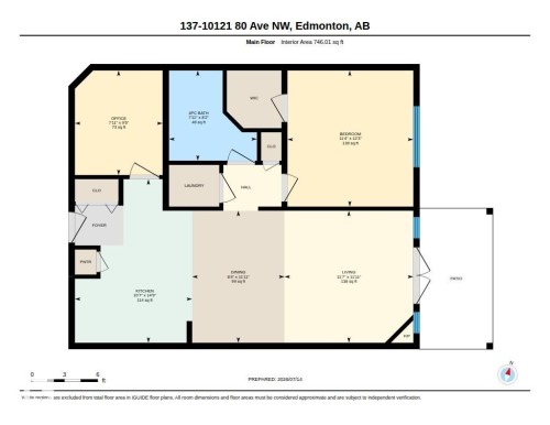 Floor plan - #137 10121 80 Av Nw, Edmonton, AB - Other
