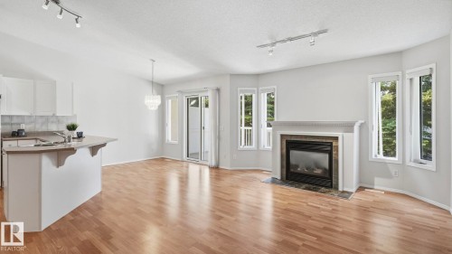 #31 8 Dechene Rd Nw, Edmonton, AB - Indoor With Fireplace