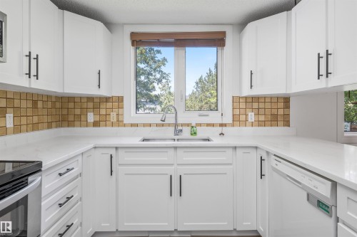 318 Grand Meadow Crescent Nw, Edmonton, AB - Indoor Photo Showing Kitchen With Double Sink