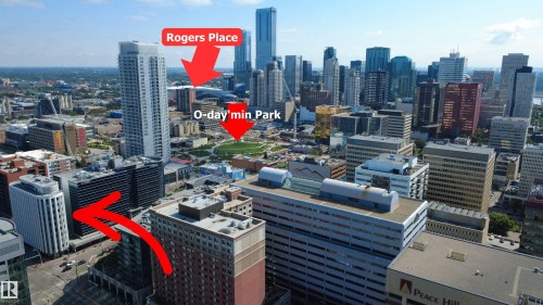 #702 10105 109 St Nw, Edmonton, AB - Outdoor With View