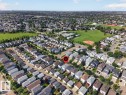 Aerial perspective of a residential neighborhood with varied housing styles - 17411 90 Street Nw, Edmonton, AB  - Outdoor With View 