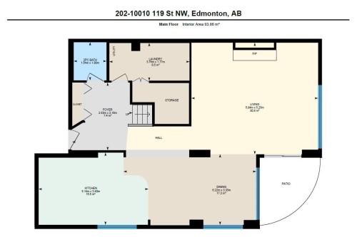 Floor plan - #202 10010 119 St Nw, Edmonton, AB - Other