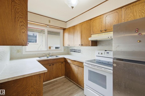 11424 41 Avenue Nw, Edmonton, AB - Indoor Photo Showing Kitchen With Double Sink