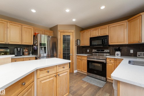 5108 63 Street, Beaumont, AB - Indoor Photo Showing Kitchen With Double Sink