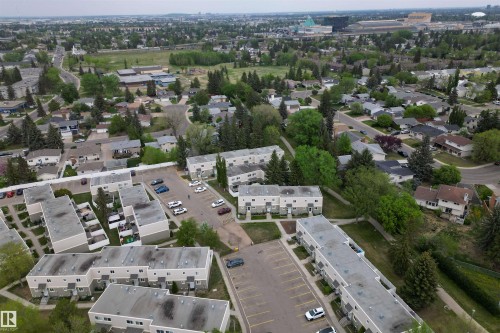 Residential development featuring multiple multi-unit buildings with dedicated parking areas - 18116 81 Avenue, Edmonton, AB 