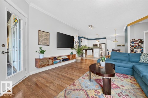 #306 10116 80 Av Nw, Edmonton, AB - Indoor Photo Showing Living Room