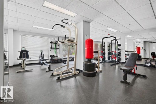 #306 10116 80 Av Nw, Edmonton, AB - Indoor Photo Showing Gym Room