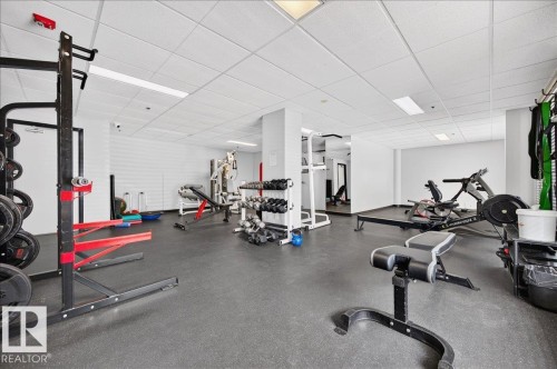 #306 10116 80 Av Nw, Edmonton, AB - Indoor Photo Showing Gym Room