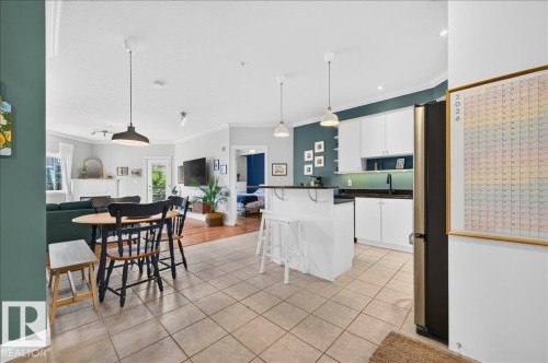 #306 10116 80 Av Nw, Edmonton, AB - Indoor Photo Showing Kitchen With Upgraded Kitchen