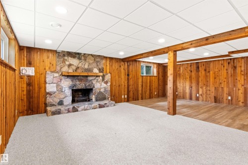 11427 35 Avenue Nw, Edmonton, AB - Indoor With Fireplace