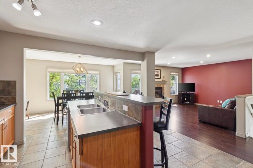 861 Graham Wynd, Edmonton, AB - Indoor Photo Showing Kitchen With Double Sink