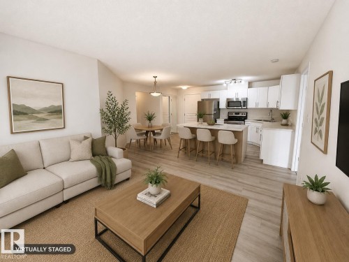 #244 301 Clareview Station Dr Nw, Edmonton, AB - Indoor Photo Showing Living Room