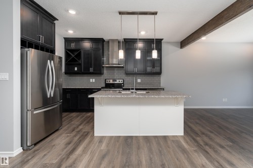 8811 223 Street Nw, Edmonton, AB - Indoor Photo Showing Kitchen With Upgraded Kitchen