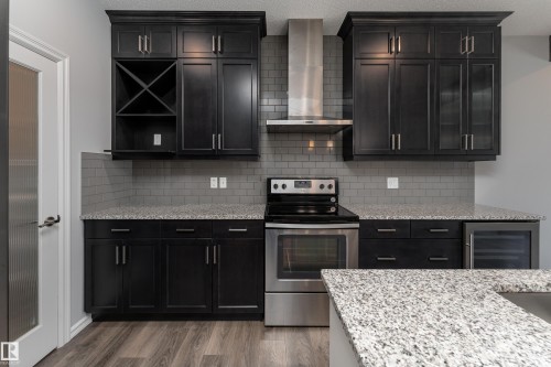 8811 223 Street Nw, Edmonton, AB - Indoor Photo Showing Kitchen With Upgraded Kitchen