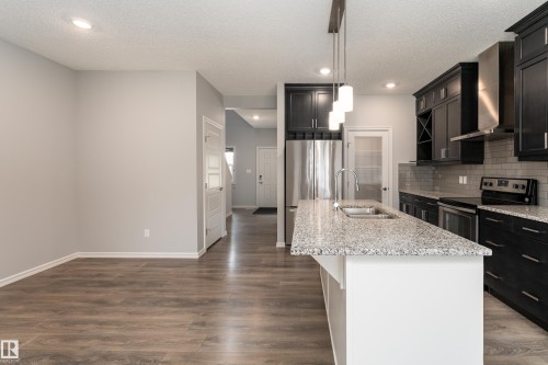 8811 223 Street Nw, Edmonton, AB - Indoor Photo Showing Kitchen With Double Sink With Upgraded Kitchen