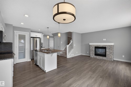 1107 162 Street Sw, Edmonton, AB - Indoor With Fireplace