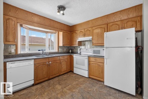 14735 123 Street Nw, Edmonton, AB - Indoor Photo Showing Kitchen With Double Sink