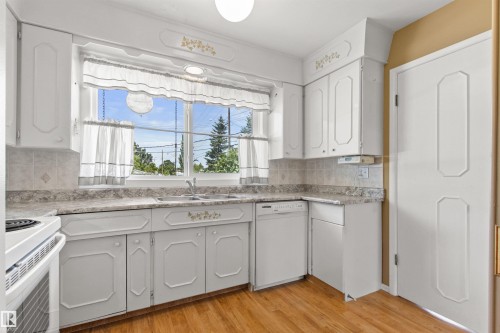 12316 135 Avenue Nw, Edmonton, AB - Indoor Photo Showing Kitchen With Double Sink