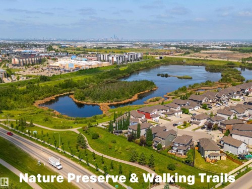 2627 Maple Way Nw, Edmonton, AB - Outdoor With Body Of Water With View