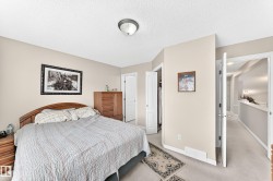 Carpeted room with neutral wall color and white trim - 