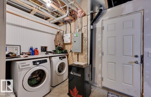 Laundry room - #16 460 Hemingway Rd Nw, Edmonton, AB - Indoor Photo Showing Laundry Room