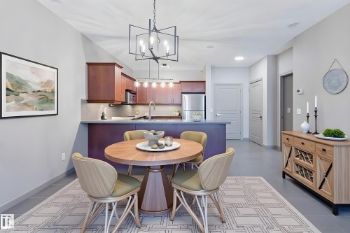#106 160 Magrath Rd Nw, Edmonton, AB - Indoor Photo Showing Dining Room