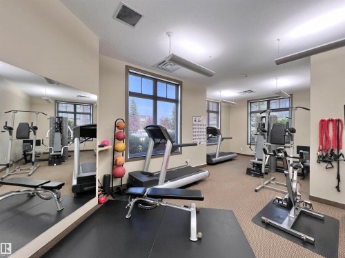 #106 160 Magrath Rd Nw, Edmonton, AB - Indoor Photo Showing Gym Room