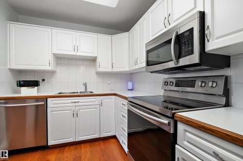 #315 5520 Riverbend Rd Nw, Edmonton, AB - Indoor Photo Showing Kitchen