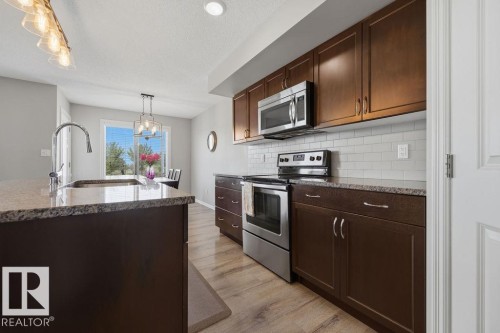 5806 66 Street, Beaumont, AB - Indoor Photo Showing Kitchen