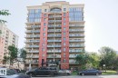 #703 10303 111 St Nw, Edmonton, AB  - Outdoor With Balcony With Facade 