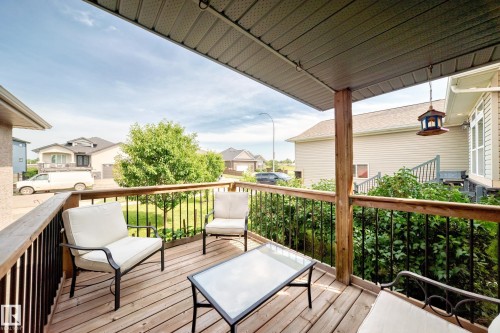 108 Houle Drive, Morinville, AB - Outdoor With Deck Patio Veranda With Exterior