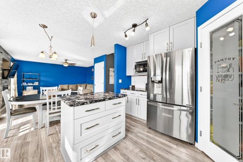 108 Houle Drive, Morinville, AB - Indoor Photo Showing Kitchen With Upgraded Kitchen
