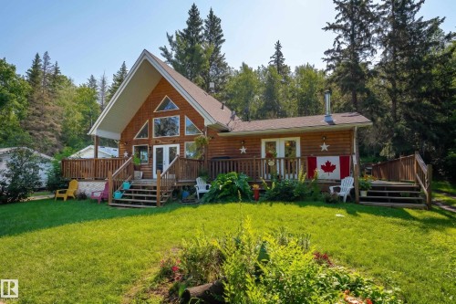 130 Lakeshore Drive, Rural Lac Ste. Anne County, AB - Outdoor With Deck Patio Veranda
