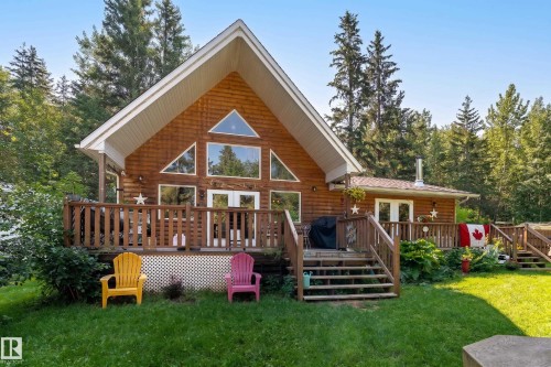 130 Lakeshore Drive, Rural Lac Ste. Anne County, AB - Outdoor With Deck Patio Veranda