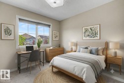 Light beige wall paint provides a neutral backdrop for the room - 
