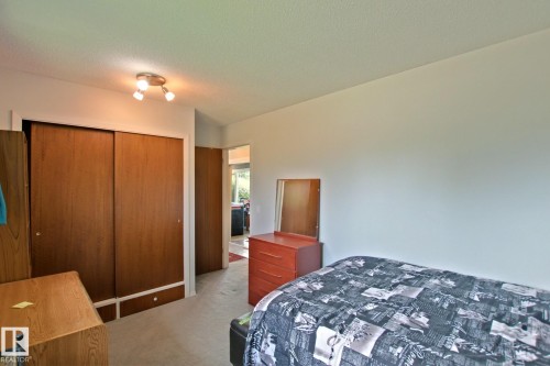 Wall-to-wall carpeting and neutral wall paint - 3536 104 Street Nw, Edmonton, AB - Indoor Photo Showing Bedroom