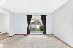 Sliding glass door opening to a private outdoor space - 