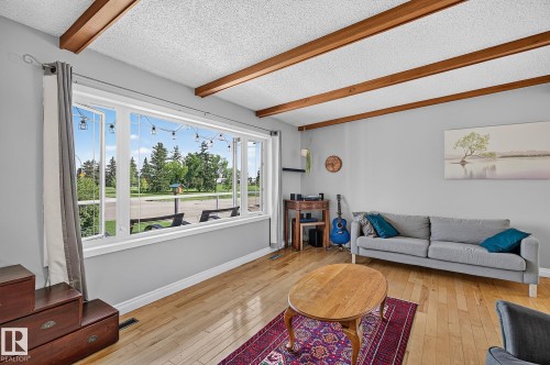 7703 134 Avenue Nw, Edmonton, AB - Indoor Photo Showing Living Room