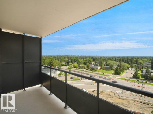 #912 13910 Stony Plain Rd Nw Nw, Edmonton, AB - Outdoor With Balcony With View With Exterior