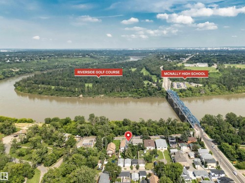 10282 87 Street Nw, Edmonton, AB - Outdoor With Body Of Water With View