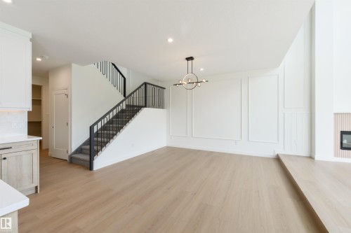 23 Lakevista, Beaumont, AB - Indoor With Fireplace