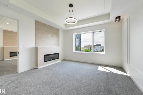 23 Lakevista, Beaumont, AB - Indoor With Fireplace