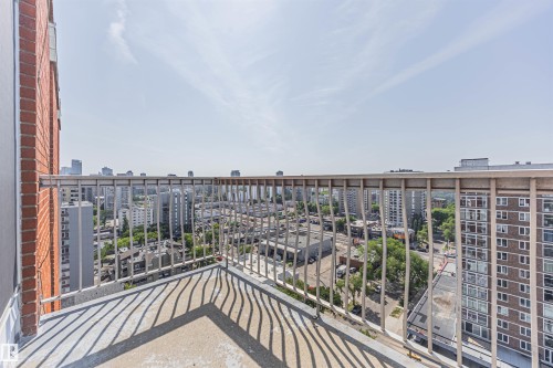 #1705 10150 117 St Nw, Edmonton, AB - Outdoor With Balcony