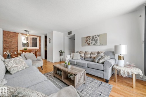 #105 11011 86 Av Nw, Edmonton, AB - Indoor Photo Showing Living Room