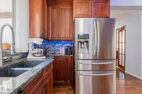 11916 71 Street Nw, Edmonton, AB - Indoor Photo Showing Kitchen With Double Sink