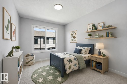 Virtually staged - #4 11910 35 Av Sw, Edmonton, AB - Indoor Photo Showing Bedroom