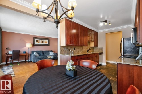 #206 10745 83 Av Nw, Edmonton, AB - Indoor Photo Showing Dining Room