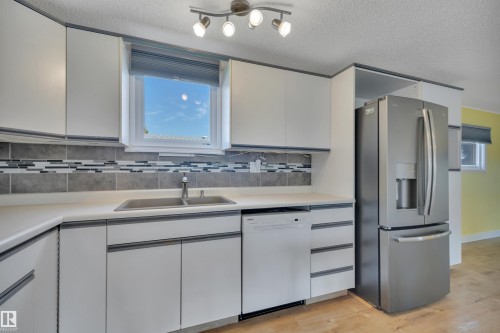 121 Willow Park Estates, Leduc, AB - Indoor Photo Showing Kitchen With Double Sink
