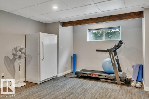 313 Southwick Boulevard, Leduc, AB - Indoor Photo Showing Gym Room